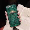 Luxury Diamond Metal Marble Glitter Bee Silicone Phone Case For Iphone 7 8 Plus 6 S X Xr Xs Max For Samsung S8 S9 Note 9 S10 E