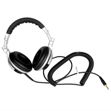 SENICC ST-80 Professional Stereo DJ Studio Headphones Portable Monitor Headset with 3.5mm 6.3mm Jack with 2.5m Extended Cord
