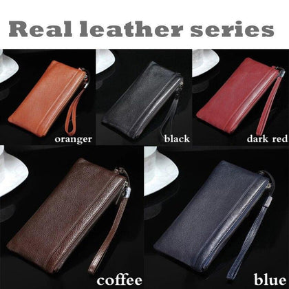 CKHB 100% Genuine leather phone bag For iphone X 6s 7 8 Plus 8Plus XS Max wallet purse style Universal 1.0