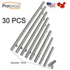 Probrico 30Pcs Cabinet T Bar Handle Diameter 12Mm Cc 50Mm~320Mm Stainless Steel Furniture Drawer Knob Kitchen Cupboard Door Pull