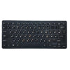 With Thai  Arabic  Russian Hebrew Sticker Black Ultra Thin Quiet Small Size 78 Keys Mini Multimedia Usb Keyboard For Laptop Pc