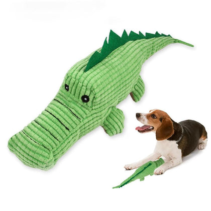 Dog Toys Plush Soft Cat Chew Squeaker Crocodile Version Pet Toy For Interactive Bite Sound Toys Chihuahua Puppy Toys