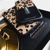 Luxury Phone Case For Iphone X Xs Max Xr Brown Stitching Leopard Print Coque Hidden Bracket Ring For Iphone 6S 6 7 8 Plus Cover