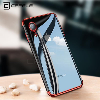 CAFELE soft TPU case for iPhone xr xs max case ultrathin transparent plating shining cover for iPhone xr xs Mixed silicon cases