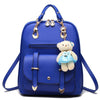 Etonteck 2018 New Fahion Women Backpack Pu Leather School Bags For Teenagers Girls Leisure Backpacks Female Casual Rucksack