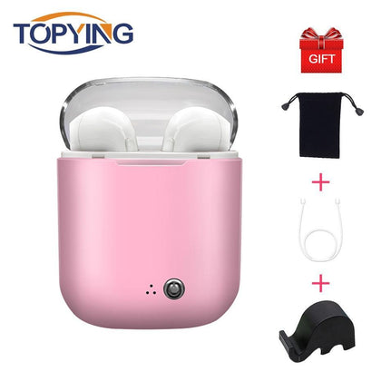 Bluetooth Earphone Mini Wireless Earpiece Cordless Headphone Stereo Sport In Ear Earbuds Headset for Phone IPhone Samsung Sony