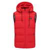 Thickening Men Women Heating Vest Warm Clothing USB Heating Outdoor Vest Winter Heating Jacket Temperature Adjustment Warm Hat
