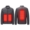 Winter Camping Heating Cotton-Padded Clothes Electric Heated Jacket Man Woman Usb Infrared Thermal Jacket Usb Interface  On Foot