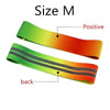 Multicolor Latex Slip Cotton Hip Resistance Bands Booty Elastic Bands Exercise for Thigh Hips Glutes Bridge Fitness Workout