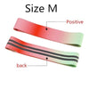 Multicolor Latex Slip Cotton Hip Resistance Bands Booty Elastic Bands Exercise for Thigh Hips Glutes Bridge Fitness Workout