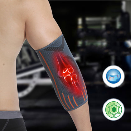 1 Pcs Breathable Compression Elbow Support Sleeve | Arm Brace Protector for Weightlifting Volleyball and Tennis