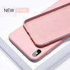 Original Liquid Silicone Luxury Cases For Apple iPhone Brand 6 6S 7 8 Plus X XS Max XR Cover i Phone 8Plus 7Plus 5 5S SE 4 Funda