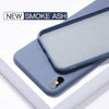 Original Liquid Silicone Luxury Cases For Apple iPhone Brand 6 6S 7 8 Plus X XS Max XR Cover i Phone 8Plus 7Plus 5 5S SE 4 Funda