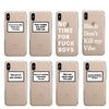 Positive Good Vibe Happy Trust Funny Quote Soft Phone Case Cover For iPhone 11 Pro 7Plus 7 6 6S 8 8Plus X XS Max