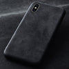 Suede Fur Phone Case For iPhone XS MAX XR X 6 6S 7 8 Plus Ultra Thin Shockproof Matte Leather TPU iPhone 11 Cover Fundas Capa