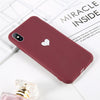 USLION Soft TPU Luminous Phone Cases For iPhone 7 8 6s Plus Glow Ultrathin Cover Couples Love Heart Case For iPhone 11 Pro 7Plus