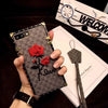 Jcovrni Soft Tpu + Leather For Iphonex Xs Xr Xsmax Mobile Phone Back Cover Case For Iphone 7 8 Embroidery Lanyard Phone Case Bag