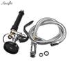 Xueqin Black Commercial Kitchen Pull-Out Pre-Rinse Faucet Tap Spray Head Sprayer With Stainless Steel Flexible Hose