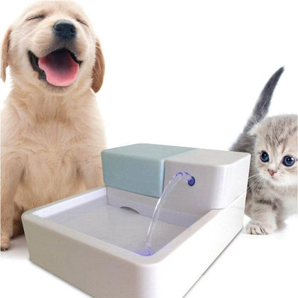 1.8L Led Automatic Cat Dog Kitten Water Drinking Fountain Pet Bowl Drink Dish Filter Pet Water Fountain Support Drop shipping