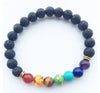 New 7 Chakla Healing Balance Beads Bracelet Yogas Life Energy Bracelet Lovers Casual Jewelry
