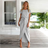 Irregular Spliting Bandage Knitting Dress
