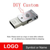 New Arrival 2019 HP usb flash Pendrive 32gb 64gb 128gb cle usb 128 go OTG Type C USB3.1 DIY Logo DJ MUSIC Pen Drive Dropshipping