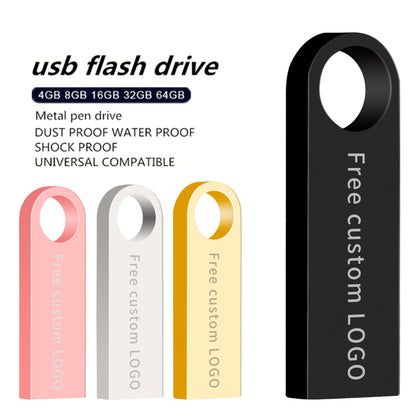 memory stick usb 3.0 metal waterproof usb flash drive 128gb U disk key Pendrive 64GB 32GB 16GB 8GB 4GB Pen Drive Mini Free logo