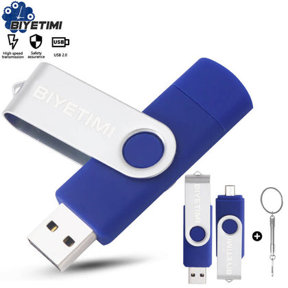 Biyetimi Multifunctional USB Flash Drive pendrive 64gb cle usb stick 32gb 16gb 8gb 4gb usb 2.0 Pen Drive for android/pc memoria