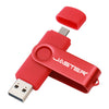 JATER New Usb 2.0 OTG USB flash drive for SmartPhone/Tablet/PC 8GB 16GB 32GB 64GB 128GB Pendrive High speed pen drive package