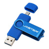 JATER New Usb 2.0 OTG USB flash drive for SmartPhone/Tablet/PC 8GB 16GB 32GB 64GB 128GB Pendrive High speed pen drive package