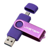 JATER New Usb 2.0 OTG USB flash drive for SmartPhone/Tablet/PC 8GB 16GB 32GB 64GB 128GB Pendrive High speed pen drive package