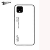 ZROTEVE Cover For Google Pixel 4 XL Case Glass Back Cover For Google Pixel 4 Case Silicone Tempered Glass Back Cover Pixel 4 XL