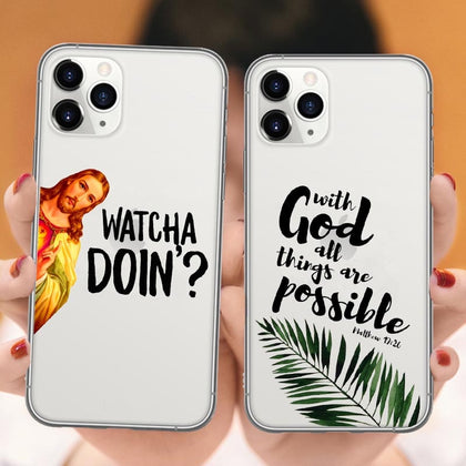 Positive Good Vibe Happy Trust Funny Quote Soft Phone Case Cover For iPhones