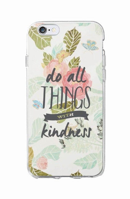 Positive Good Vibe Only Love Happy Trust Quote Soft Phone Case Cover For iPhone 11 Pro XR 7Plus 7 6 6S 8 8Plus X XS Max