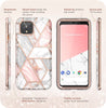 For Google Pixel 4 XL Case 6.3 inch (2019) I-BLASON Cosmo Full-Body Glitter Marble Bumper Case with Built-in Screen Protector