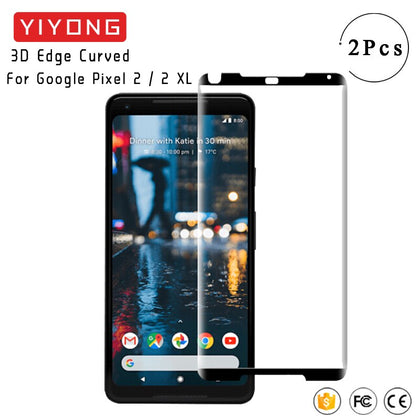 Edge Curved Glass For Google Pixel 2 XL Tempered Glass Screen Protector For Google Pixel 4 3 3A XL Pixel2 Pixel3 Glass