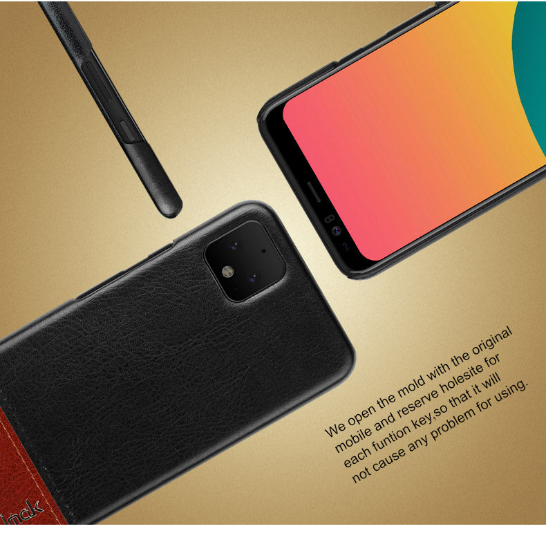 Leather Back Cover for Google Pixel 4 Case Pixel4 XL 4 Phone Case Concise Luxury Etui for Coque Pixel 4 XL Case 4XL XL4