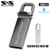 Suntrsi USB Flash Drive 64GB Metal Pendrive High Speed USB Stick 32GB Pen Drive Real Capacity 16GB USB Flash Free Shipping