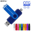 Usb Flash Drive 32GB Metal Pen Drive Smart Phone Usb Stick 16gb 64gb 128gb OTG External Storage Pendrive Micro Usb Flash Drive