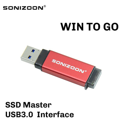 USB Flash dirve USB3.0 Pen drive SSD Solid state MLC 512 GB USB Stick Windows10 system PenDrive WIN TO GO SONIZOON XEZSSD3.0 USB