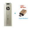 HP X796W USB Flash Drive Disk USB 3.1 Metal Matte Pen Drive Pendrive 32G 64G 128G 256G 512GB Memory Stick Storage U Disk for PC