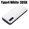 900000mAh Power Bank UltraThin Dual USB Portable External Battery Backup Charger
