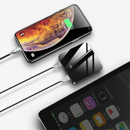 900000mAh UltraThin Dual USB Portable Power Bank External Battery Backup Charger